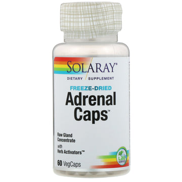 Solaray, Adrenal Caps, VegCaps