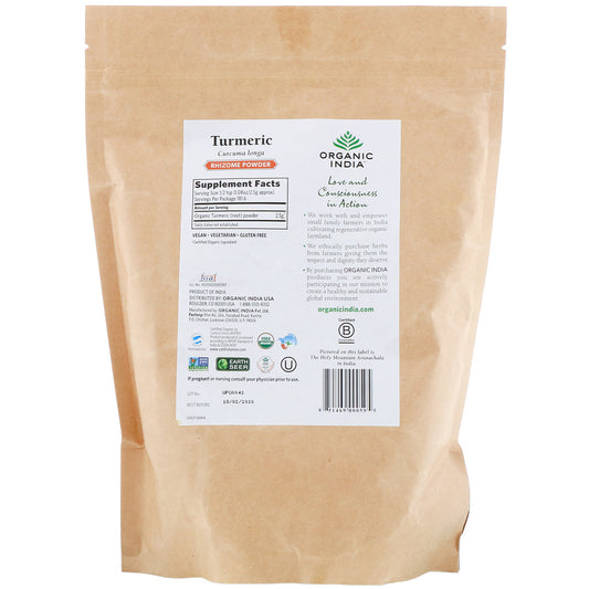 Organic India, Turmeric Rhizome Powder