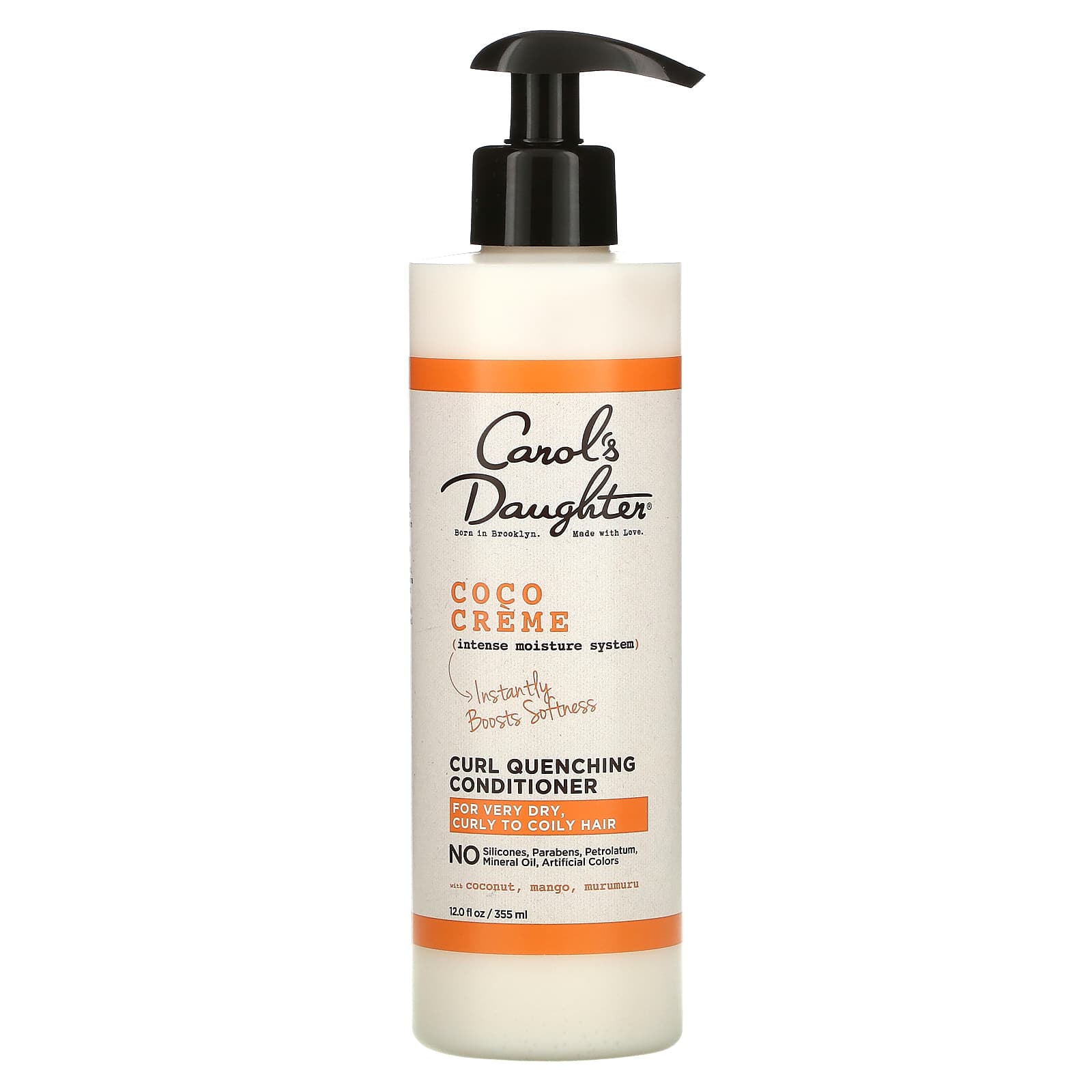 Carol's Daughter, Coco Creme, Intense Moisture System, Curl Quenching Conditioner, For Very Dry, Curly to Coil Hair(355 ml)