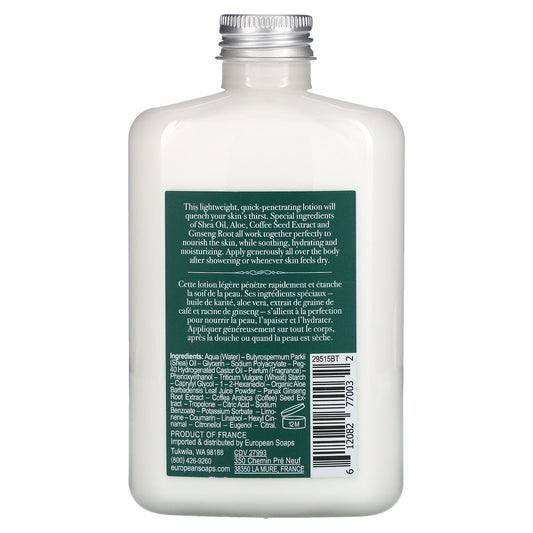 European Soaps, Body Lotion, Bergamot and Thyme (250 ml)