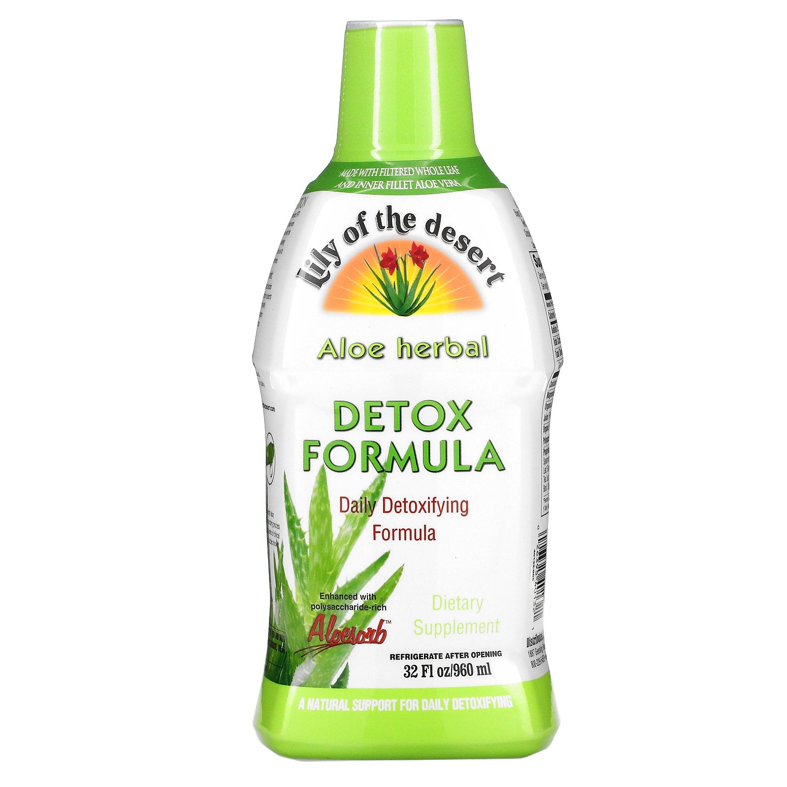 Lily Of The Desert, Aloe Herbal, Detox Formula