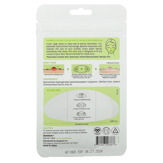 Avarelle, Acne Cover Patch, Frontline Essential