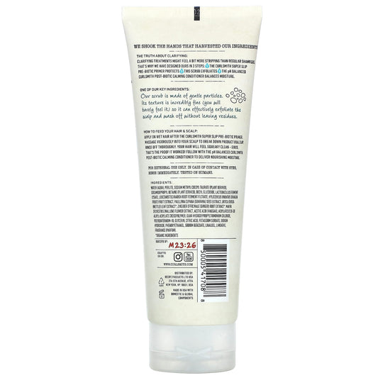 Curlsmith, Wash & Scrub Detox Pro-Biotic Shampoo, All Hair Types, Step 2 (237 ml)