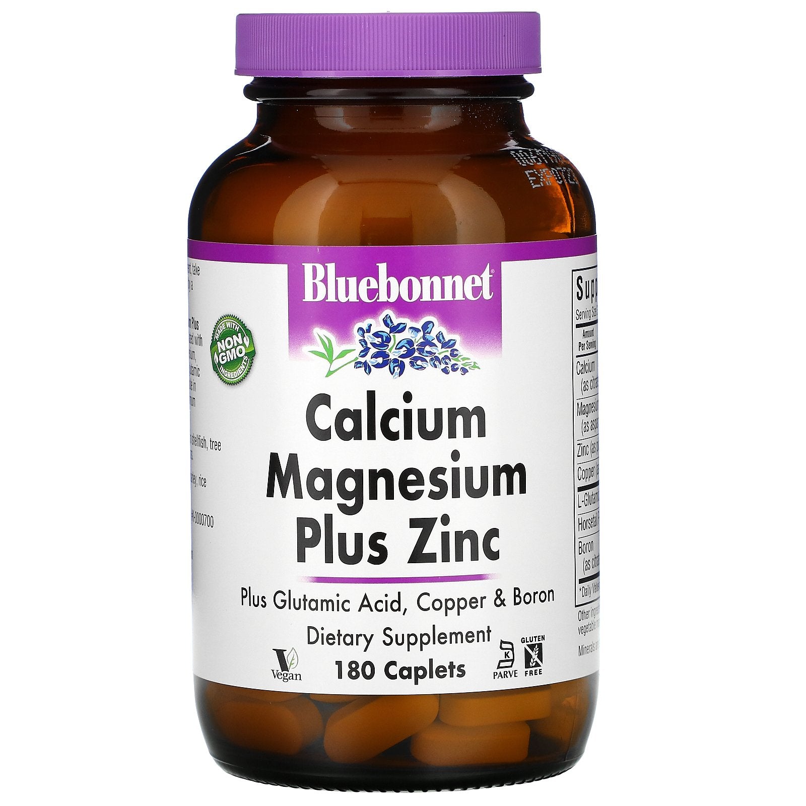Bluebonnet Nutrition, Calcium Magnesium Plus Zinc