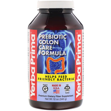 Yerba Prima, Prebiotic Colon Care Formula