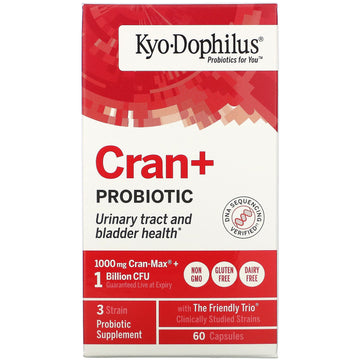 Kyolic, Kyo-Dophilus, Cran+ Probiotic Capsules