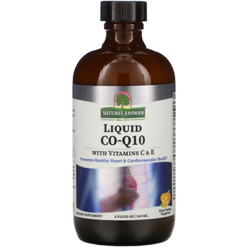 Nature'S Answer, Liquid Co-Q10 With Vitamins C & E, Tangerine