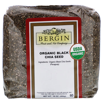 Bergin Fruit and Nut Company, Organic Black Chia Seed,  (454 g)