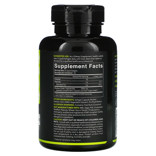 Sports Research MCT Oil 1000 mg  Softgels