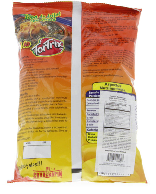 Tortrix Barbecue Chips 6.3oz - Barbacoa Chips