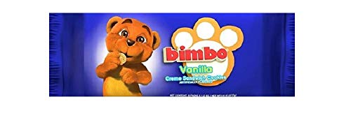 Bimbo Vanilla Creme Sandwich Cookies -  (8 individual packets per Pack)