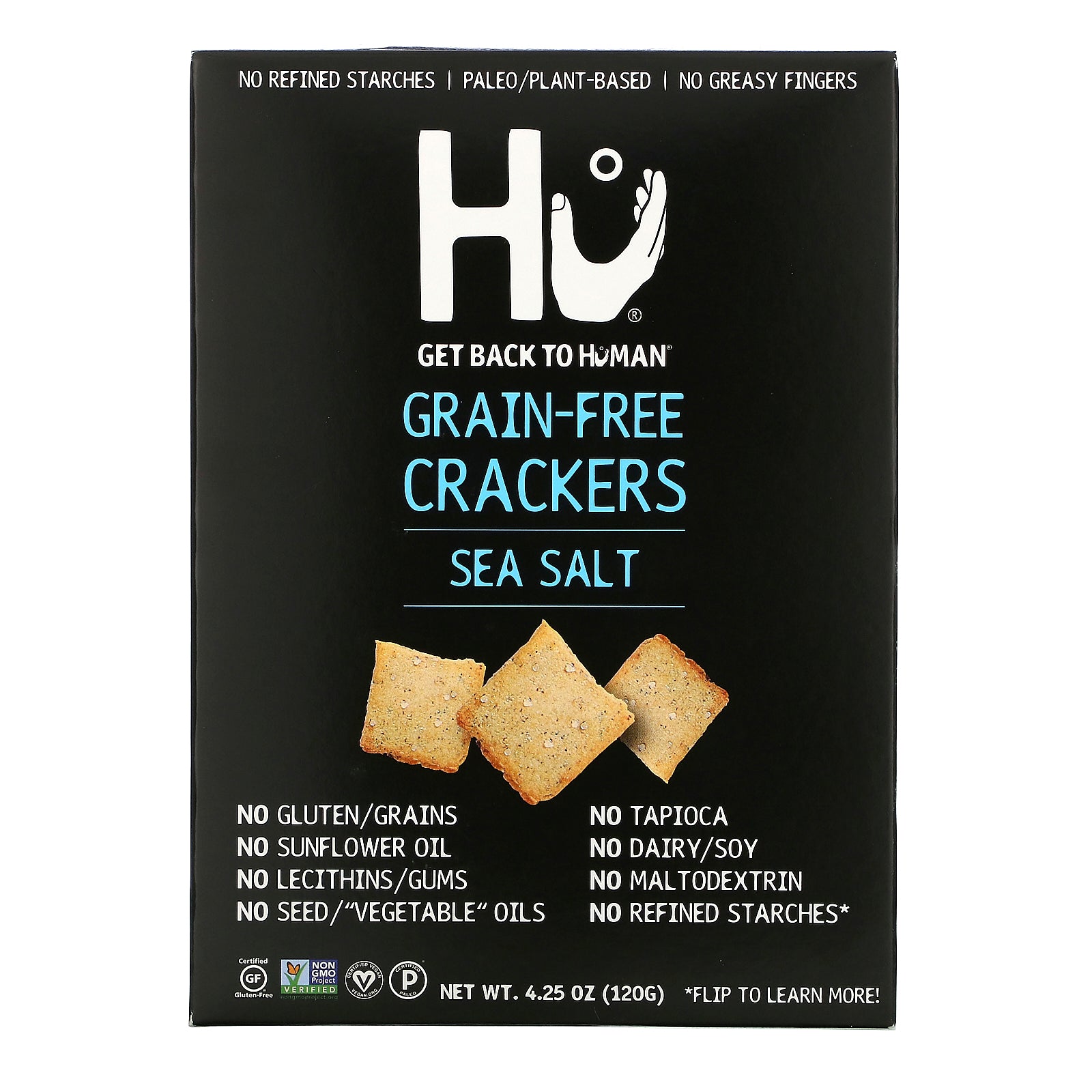 Hu Sea Salt Grain-Free Crackers