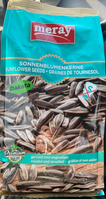 Meray Sunflower Seeds, Dakota, Roasted and unsalted