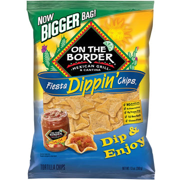 On The Border Tortilla Chips Fiesta Dippin' Chips