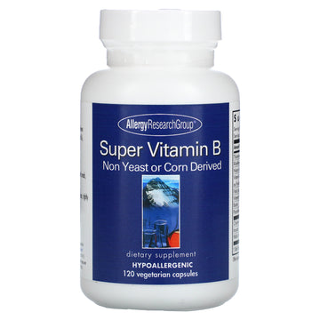 Allergy Research Group, Super Vitamin B Complex, Vegetarian Capsules