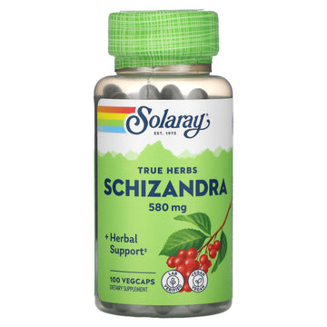 Solaray, Schizandra, 580 mg, VegCaps