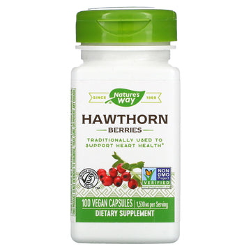 Nature's Way, Hawthorn Berries, 510 mg, Vegan Capsules