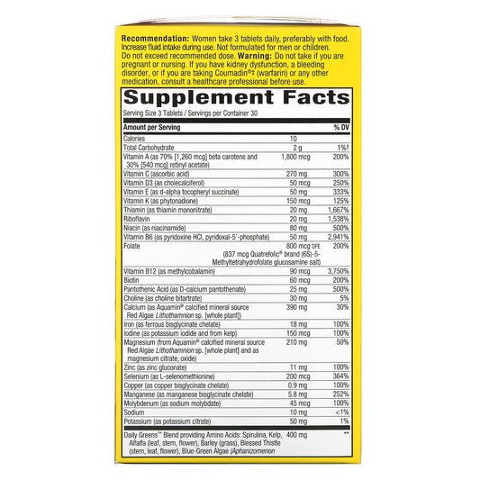 Nature'S Way, Alive! Max3 Potency, Women'S Multivitamin, Tablets