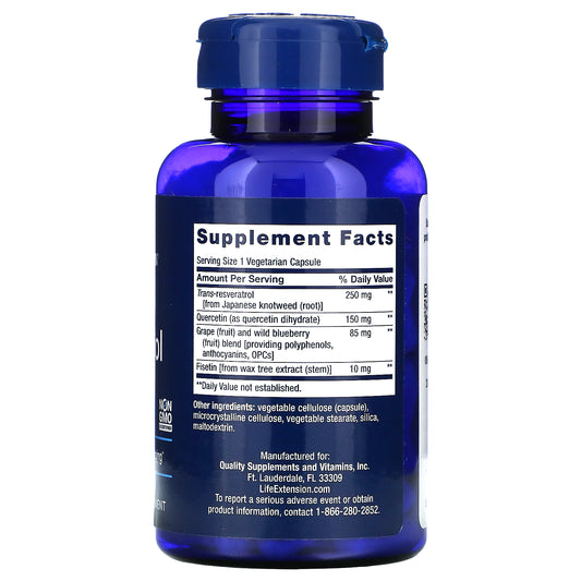 Life Extension, Optimized Resveratrol Vegetarian Capsules