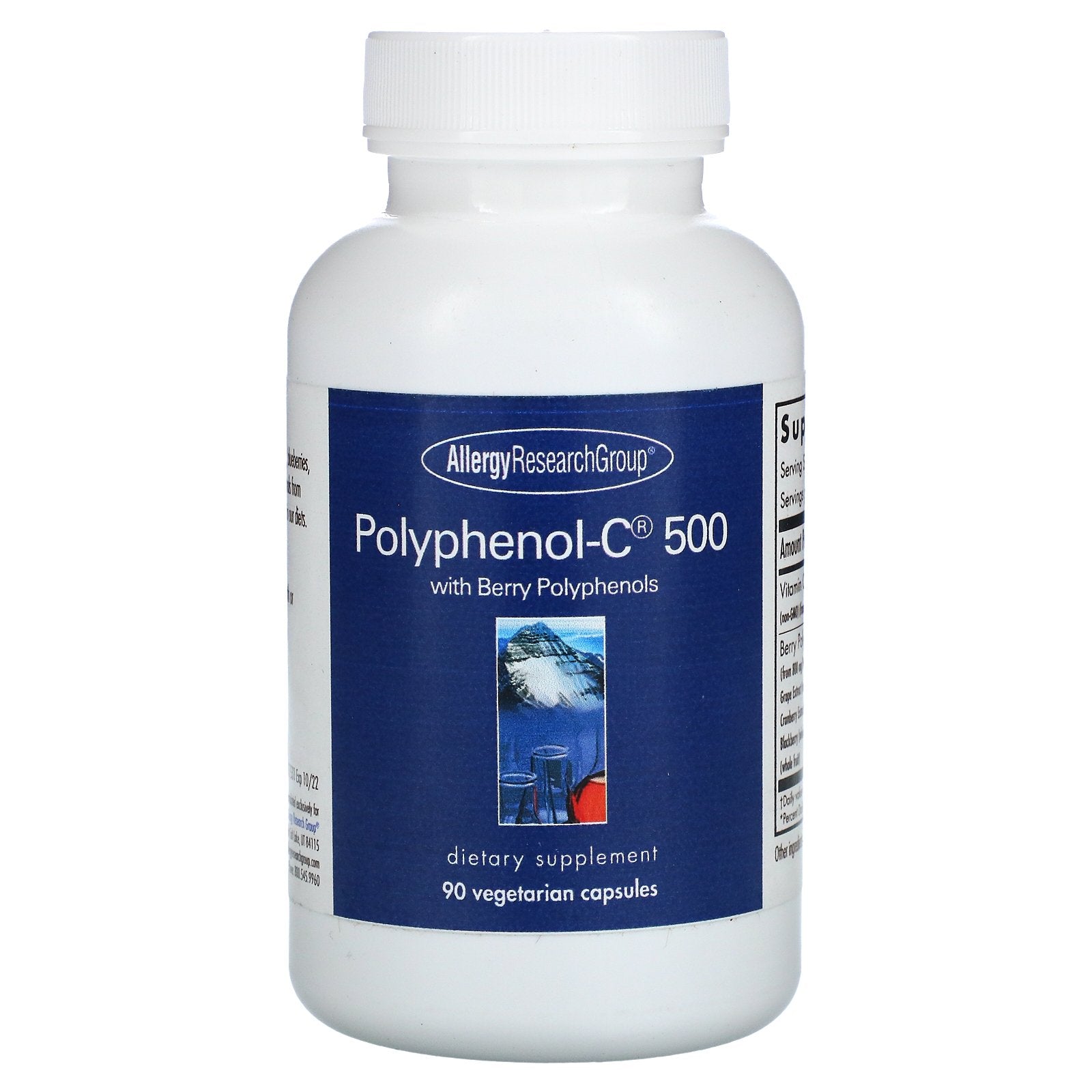 Allergy Research Group, Polyphenol-C 500 with Berry Polyphenols