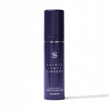 Saints & Sinners Velvet Divine Hair Styling Potion - Moisturizing & Hydrating Thermal Protectant, Strengthening & Smoothing Hair Cream for Dry, Frizzy, Unruly, Coarse Hair (3.4 oz)