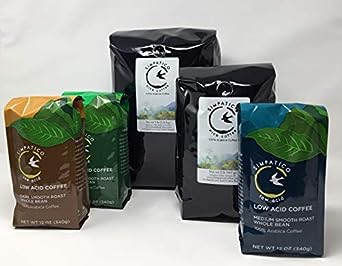 Simpatico Low Acid Coffee - Regular - Organic Dark - Whole Bean (bag)