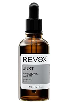 REVOX B77 JUST Hyaluronic Acid Serum for Face – 5% Pure Hyaluronic Acid for Hydrating, Moisturizing & Anti-Aging – Anti-Wrinkle Serum for Face & Neck - 30  Bottle