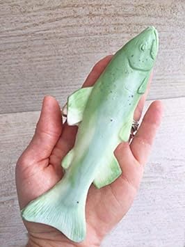 Esupli.com  Green Trout Soap on a Rope, Soap for Men, Gifts 