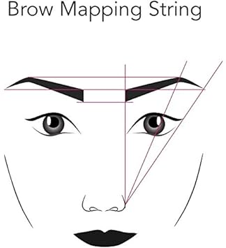 CHUSE Brow Mapping String for Microblading - Pre-Inked - 66ft (20m) -1 mm Fine Bamboo Charcoal Thread