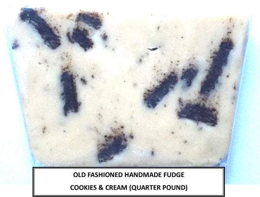 Old Fashioned Handmade Smooth Creamy Fudge - Cookies & Cream