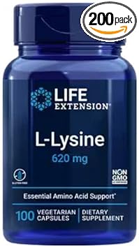 L-Lysine 620 Mg, 100 Vegetarian Capsules-Pack-2