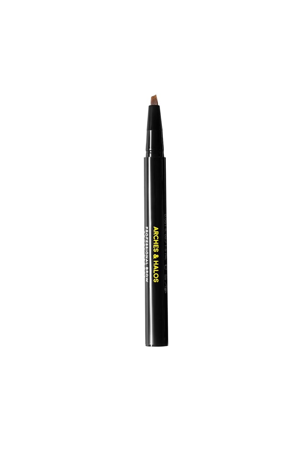 Arches & Halos Angled Bristle Tip Waterproof Brow Pen - Water Based And Smudge Proof - Fills In Sparse Eyebrows And Gives Fuller Effect - Covers Scars Or Overplucked Brows - Sunny Blonde - 0.051