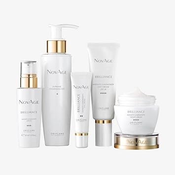 Nov Age Oriame NovAge Brilliance Infinite Luminosity Set of 5 products (recommended for all age) reduces all major skin tone discolourations and dark spots in 2 weeks