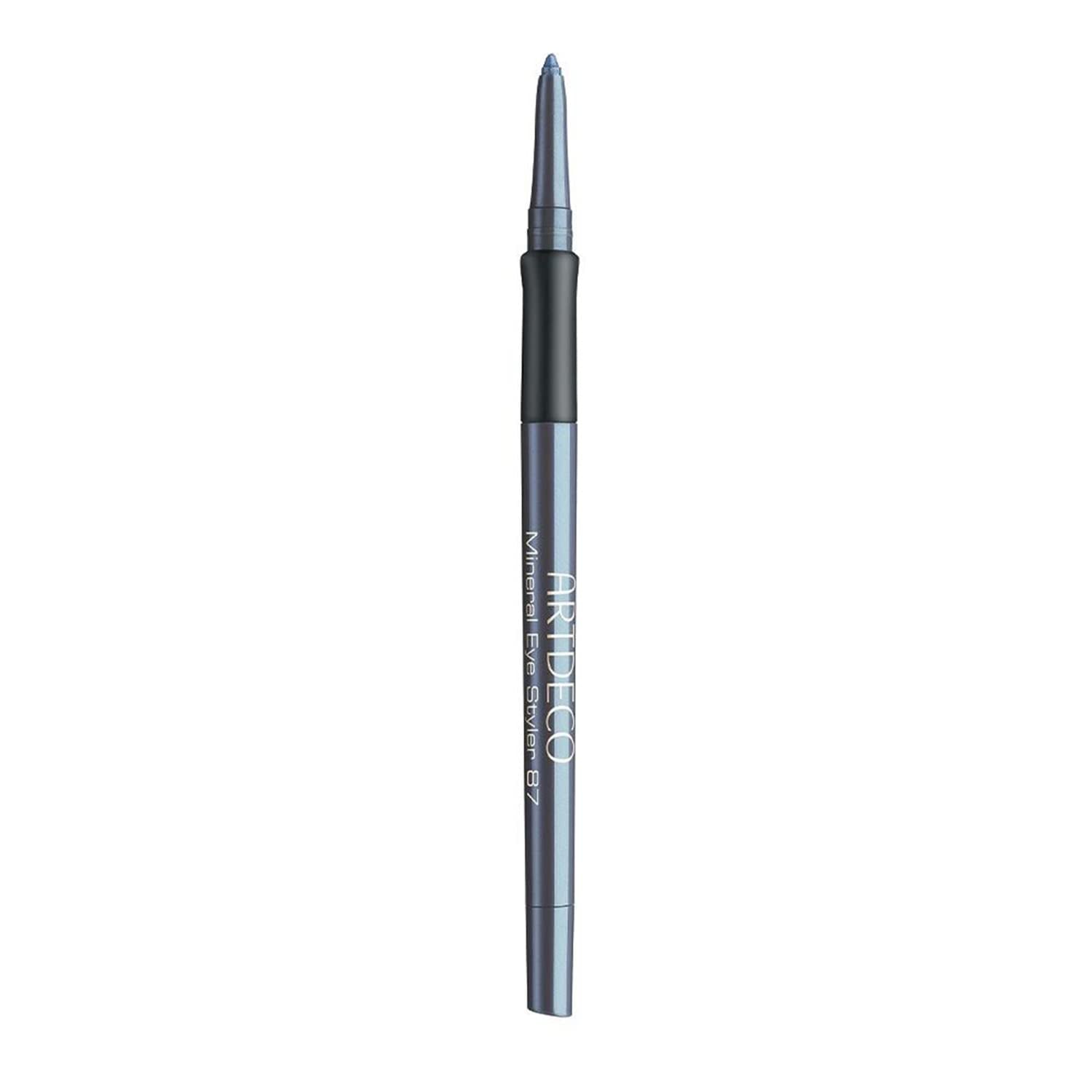 ARTDECO Mineral Eye Styler I mineral dark blue N°87 I innovative formula suitable for sensitive eyes I pigmented formula that doesn’t smudge I integrated sharpener I kajal I vegan I 0.01