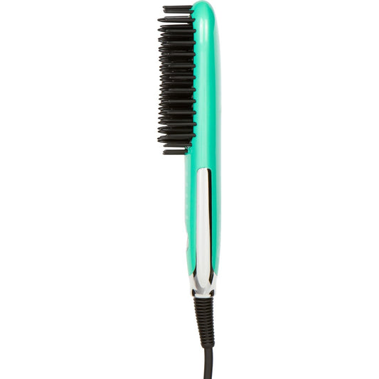 Head Kandy Sidekick | Travel Size Hair Straightener Brush | Compact Design| Great for Short Hair, Bangs, Touch Ups | Mint