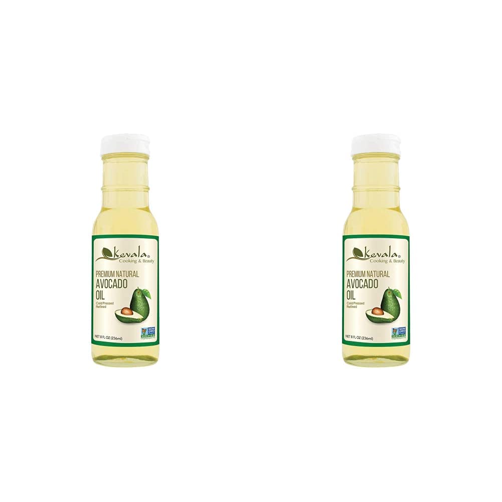 Kevala Avocado Oil, Refined, 8 Ounce (Pack of 2)