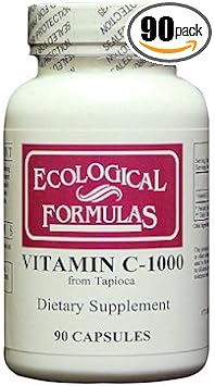 Ecological Formulas, Vitamin C-1000 From Tapioca 90 Caps
