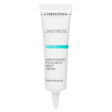 -CHRISTINA- Unstress - Harmonizing Eye & Neck Night Cream - Overnight Skin Repair for All Skin Types, (1 . ) (30
