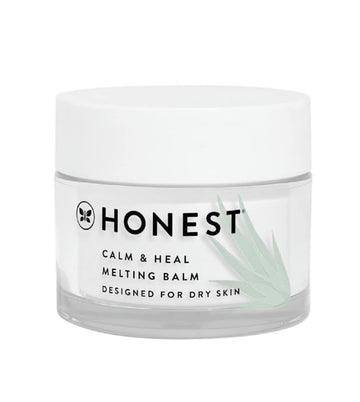 Honest Beauty Calm + Heal Melting Balm for Dry + Sensitive Skin | Allantoin + Calming Phyto-Blend | Vegan + Cruelty Free | 1.7