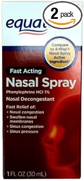 Equate - Equate - Nasal Four, Phenylephrine Hydrochloride, D