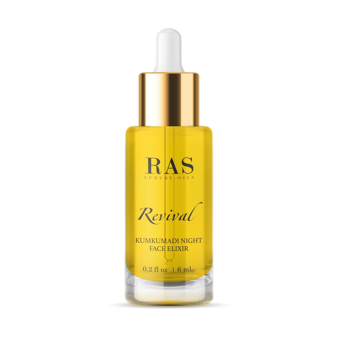 RAS LUXURY OILS Revival Rejuvenating Night Face Elixir Serum | 6