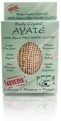 Esupli.com  Body Crystal Ayate 100% Agave Fiber Wash Cloth