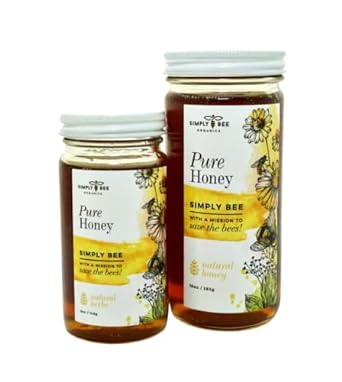 Simply ORGANIC RAW Honey | 5oz | 100% Delicious | 0% Additives | Gourmet | Low GI | Supports Wellbeeing | Non-GMO | Kid