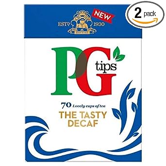 PG Tips Decaf 70 Ct Tea Bags - 2 Pack