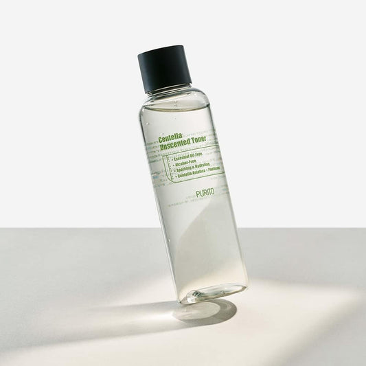 PURITO Centella Unscented Toner 6.76./200, Witch Hazel-Free Alcohol-Free Facial Toner with 10% Centella Extract, Hydrating face Toner,pH5.5 Toner