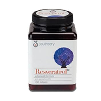 youtheory Resveratrol Advanced Anti-Aging Formula, 0.49  ( Multi-Pack)
