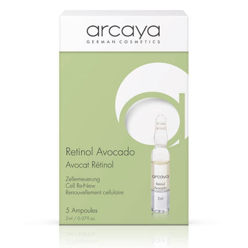 arcaya Retinol Avocado Facial Ampoule | For Cell Regeneration & Dry Skin 5 x 2