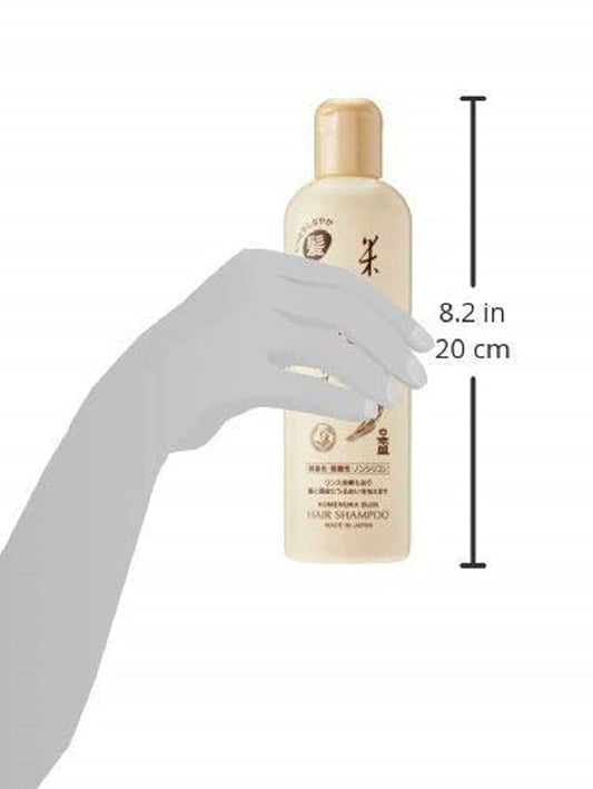 Komenuka Bijin Moisturizing Hair Shampoo and Hair Treatment / Conditioner, No PARABENS and SULFATES