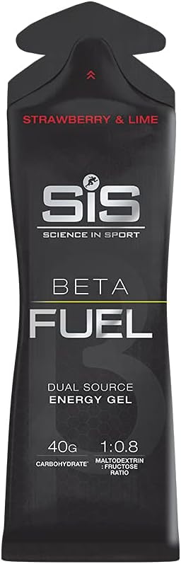 Science in Sport Beta Fuel Gels Dual Source Energy Gel, Strawberry and460 Grams