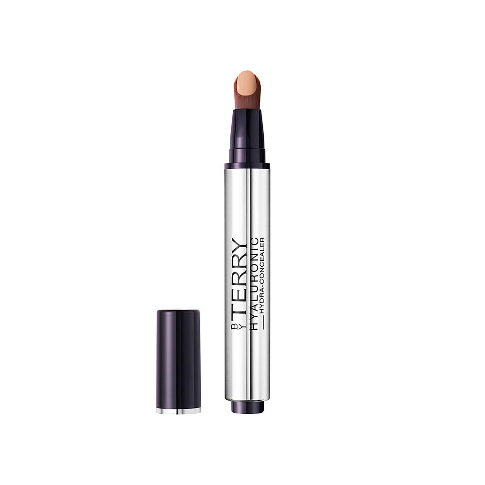 By Terry Hyaluronic Hydra-Concealer, Buildable Coverage Cream Concealer, Brightens & Protects, Vegan Formula, 300 Medium Fair, 0.22